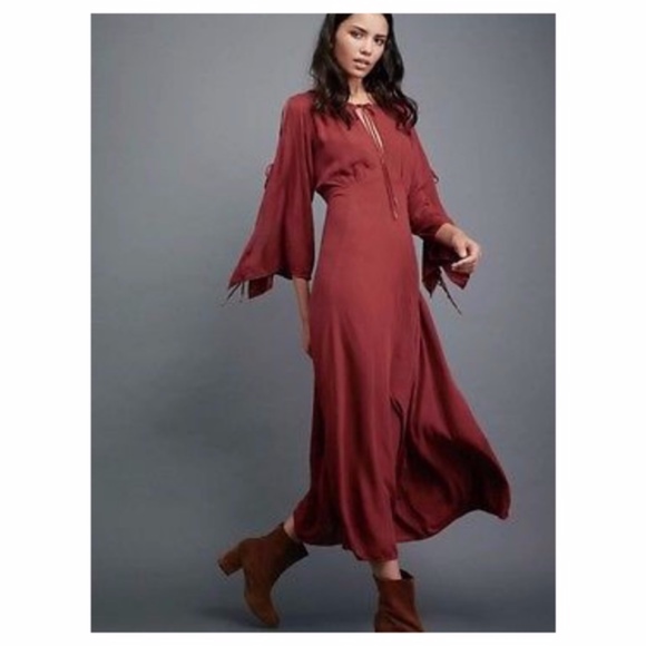 Endless Summer Boho Dress Rust - Picture 1 of 3